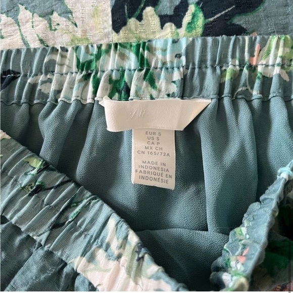 H&m Floral Turquoise Skirt - Picture 6 of 8